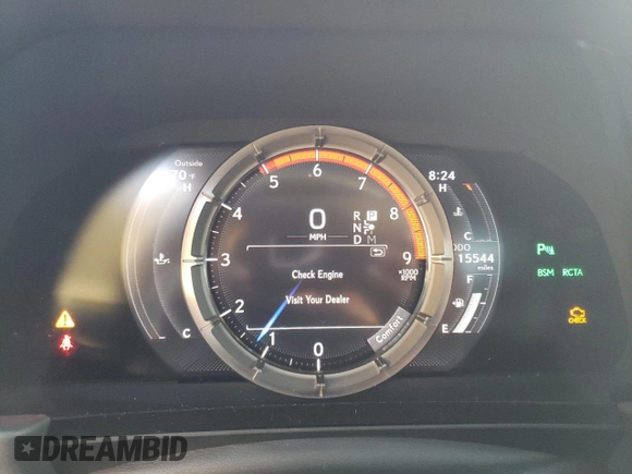 2019 Lexus LC 500h z VIN JTHHP5AY0KA006084, wystawiony jako Copart lot #78311564 z przebiegiem 15 544 mil mil oraz Nie do naprawy. Historia ofert i sprzedaży dostępna na DreamBid. Obrazek 9.