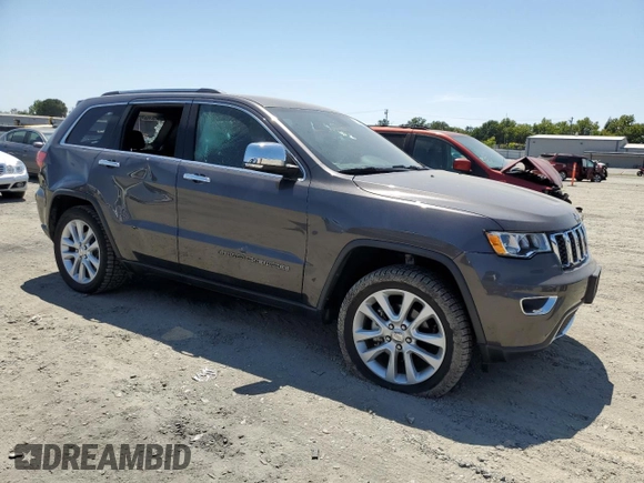 2017 Jeep Grand Cherokee Limited with VIN 1C4RJEBG5HC732162, listed as a Copart auction lot 60524005 with 82,058 mi miles and Salvage title. Bid and sale history available at DreamBid. Image 4.