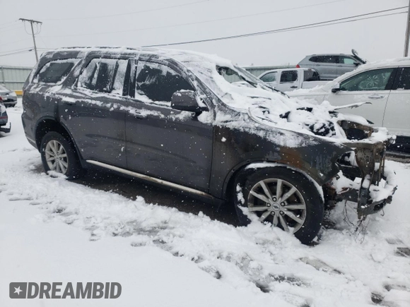 2020 Dodge Durango SXT Plus with VIN 1C4RDJAG3LC170997, listed as a Copart auction lot 81346384 with Not provided miles and Salvage title. Bid and sale history available at DreamBid. Image 4.