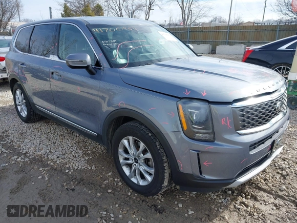 2020 Kia Telluride LX with VIN 5XYP2DHC4LG010074, listed as a IAAI auction lot 41700954 with 112,413 mi miles and . Bid and sale history available at carsss.com. Image 1.
