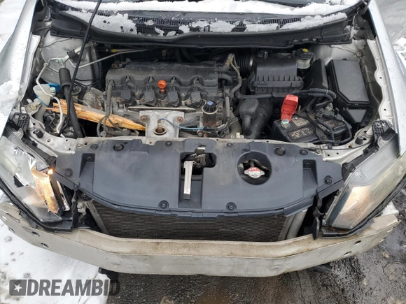 2014 Honda Civic EX-L with VIN 19XFB2F91EE233096, listed as a Copart auction lot 42811615 with 164,176 mi miles and Salvage Title. Bid and sale history available at DreamBid. Image 11.