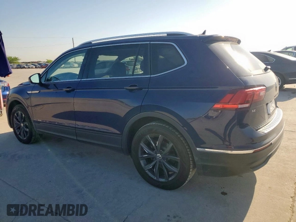 2022 Volkswagen Tiguan SE with VIN 3VV3B7AX2NM024334, listed as a Copart auction lot 52183095 with 26,849 mi miles and Salvage Title. Bid and sale history available at DreamBid. Image 2.