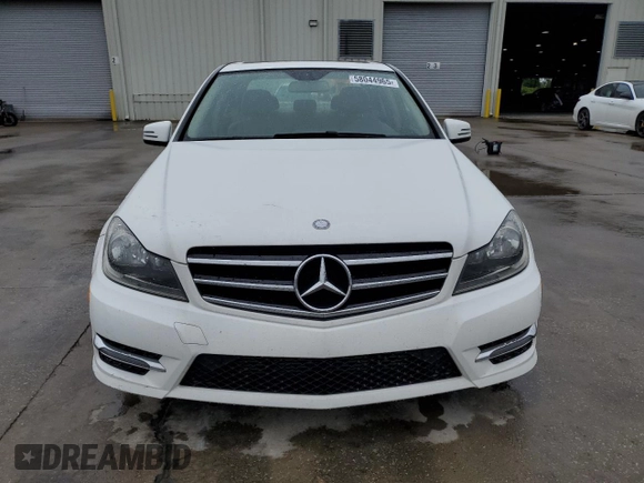2014 Mercedes-Benz C 250 Sport with VIN WDDGF4HB3EA934865, listed as a Copart auction lot 58044965 with 127,958 mi miles and Salvage title. Bid and sale history available at DreamBid. Image 5.