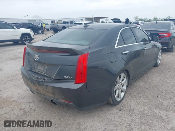 2014 Cadillac ATS Standard RWD with VIN 1G6AA5RX4E0104676, listed as a IAAI auction lot 41934130 with 168,178 mi miles and . Bid and sale history available at carsss.com. Image 4.