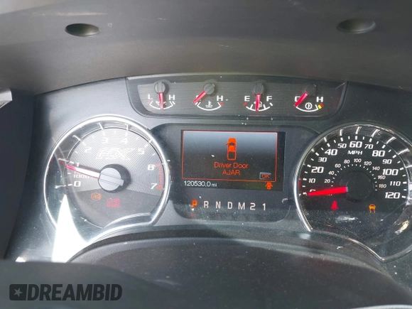 2013 Ford F-150 XL with VIN 1FTFW1EF0DKF24416, listed as a IAAI auction lot 42092106 with 120,530 mi miles. Bid and sale history available at carsss.com. Image 7.