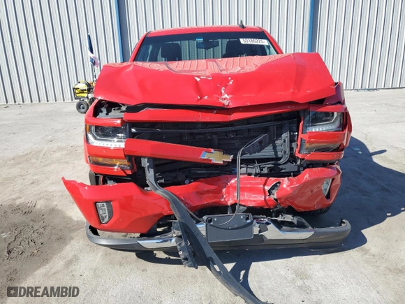 2018 Chevrolet Silverado 1500 LT with VIN 1GCVKREC3JZ164718, listed as a Copart auction lot 53186225 with 55,579 mi miles and Salvage Title. Bid and sale history available at carsss.com. Image 5.