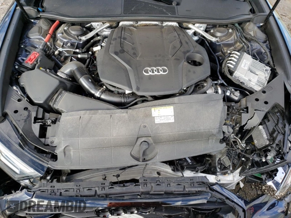 2021 Audi A6 Premium Plus with VIN WAUL2AF23MN050189, listed as a Copart auction lot 38332573 with 23,583 mi miles. Bid and sale history available at carsss.com. Image 11.
