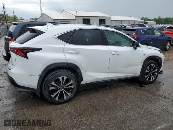 2019 Lexus NX 300 z VIN JTJBARBZ5K2192588, wystawiony jako Copart lot #56175425 z przebiegiem 86 286 mil mil oraz Szkoda całkowita • Salvage title. Historia ofert i sprzedaży dostępna na DreamBid. Obrazek 3.