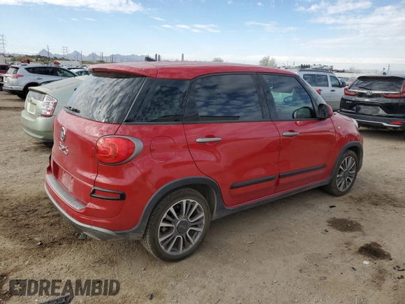 2019 FIAT 500L Trekking with VIN ZFBNFADH4KZ041971, listed as a Copart auction lot 41514235 with 115,546 mi miles and Salvage Title. Bid and sale history available at carsss.com. Image 3.