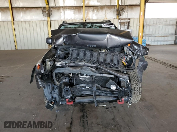 2016 Jeep Renegade Trailhawk with VIN ZACCJBCT2GPC99944, listed as a Copart auction lot 58159045 with Not provided miles and Salvage title. Bid and sale history available at DreamBid. Image 5.