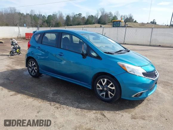 2015 Nissan Note SV with VIN 3N1CE2CP0FL372410, listed as a IAAI auction lot 41701198 with 101,538 mi miles and . Bid and sale history available at DreamBid. Image 1.
