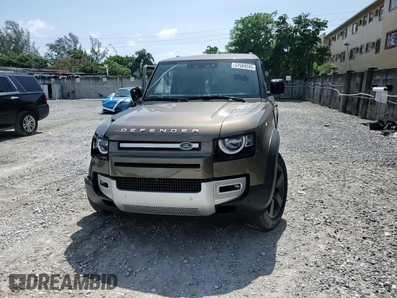 2023 Land Rover Defender S with VIN SALEJ6EX7P2237930, listed as a Copart auction lot 57584245 with 23,444 mi miles and Non repairable. Bid and sale history available at DreamBid. Image 14.
