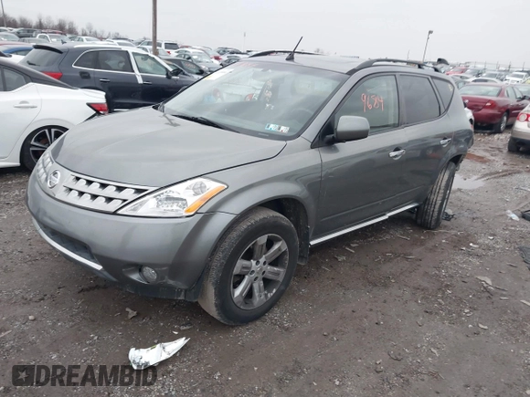 2006 Nissan Murano SL with VIN JN8AZ08W06W522298, listed as a IAAI auction lot 41149684 with 123,911 mi miles and . Bid and sale history available at DreamBid. Image 17.