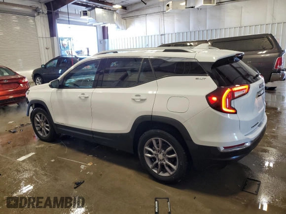 2023 GMC Terrain SLT with VIN 3GKALVEG1PL115626, listed as a Copart auction lot 44597285 with 39,047 mi miles and Salvage Title. Bid and sale history available at carsss.com. Image 2.