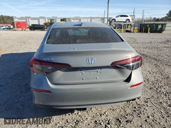 2025 Honda Civic Sport with VIN 2HGFE2F51SH529628, listed as a Copart auction lot 49619945 with Not provided miles and Salvage title. Bid and sale history available at DreamBid. Image 6.