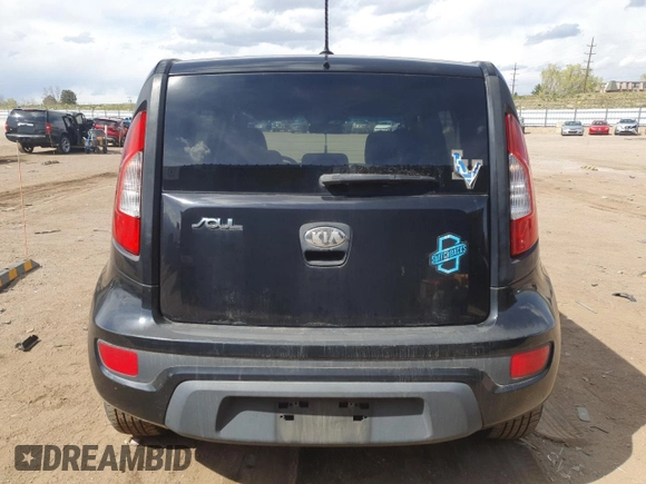 2013 Kia Soul + with VIN KNDJT2A66D7496669, listed as a Copart auction lot 54548325 with 102,214 mi miles and Clean Title. Bid and sale history available at DreamBid. Image 6.