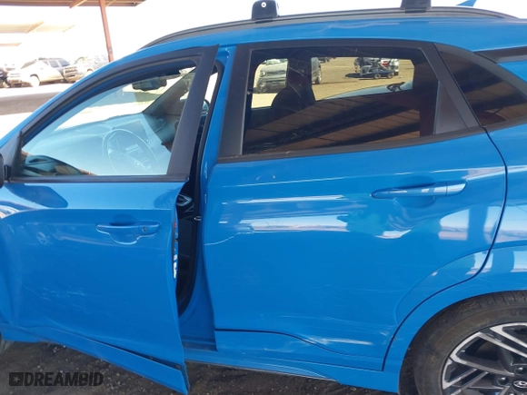 2022 Hyundai Kona N Line with VIN KM8K33A36NU824980, listed as a IAAI auction lot 41814053 with 1 mi miles. Bid and sale history available at carsss.com. Image 14.