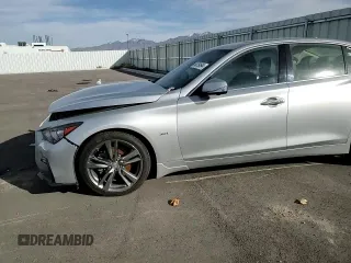 2019 Infiniti Q50 3.0t Signature Edition with VIN JN1EV7AP8KM541632, listed as a Copart auction lot 84759594 with 46,303 mi miles and Salvage Title. Bid and sale history available at carsss.com. Image 11.