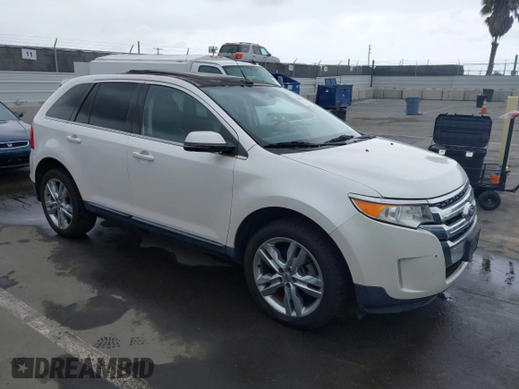 2013 Ford Edge Limited with VIN 2FMDK3KCXDBC06883, listed as a IAAI auction lot 42204414 with 109,605 mi miles and . Bid and sale history available at DreamBid. Image 1.