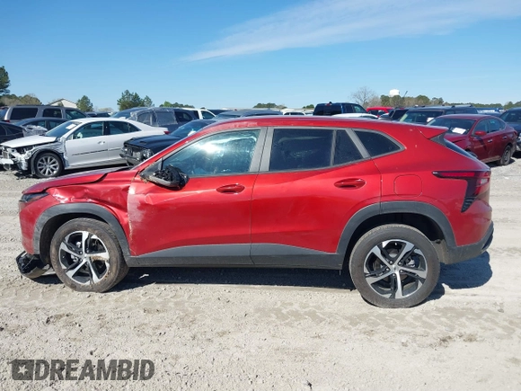 2024 Chevrolet Trax 1RS with VIN KL77LGE28RC201520, listed as a IAAI auction lot 41854028 with 20,737 mi miles. Bid and sale history available at carsss.com. Image 15.