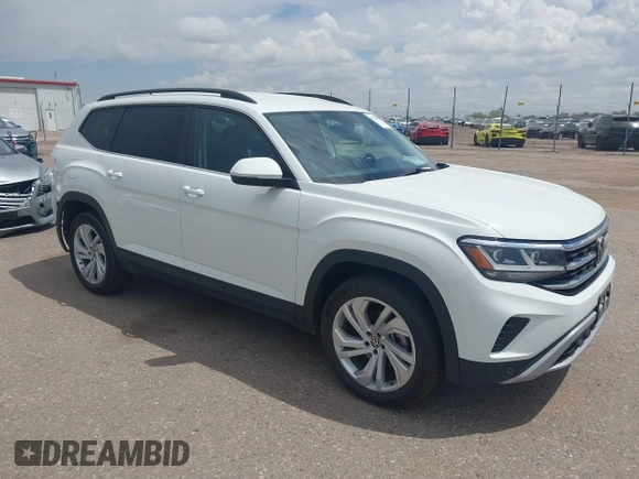 2022 Volkswagen Atlas SE with VIN 1V2WR2CA2NC524674, listed as a IAAI auction lot 42116089 with 55,598 mi miles and . Bid and sale history available at DreamBid. Image 1.