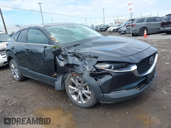 2022 Mazda CX-30 S Premium with VIN 3MVDMBDL5NM413878, listed as a IAAI auction lot 42189008 with 46,249 mi miles and . Bid and sale history available at DreamBid. Image 1.