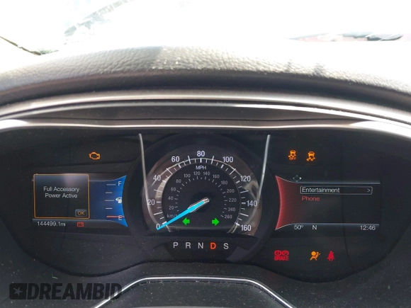 2017 Ford Fusion SE with VIN 3FA6P0HD5HR246038, listed as a IAAI auction lot 41985150 with 144,499 mi miles. Bid and sale history available at carsss.com. Image 7.