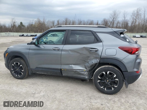 2021 Chevrolet TrailBlazer LT with VIN KL79MRSL0MB118452, listed as a Copart auction lot 53802255 with 41,952 mi miles and Salvage Title. Bid and sale history available at DreamBid. Image 2.