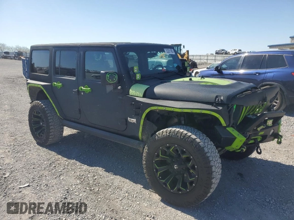 2017 Jeep Wrangler Unlimited Sport with VIN 1C4BJWDG0HL616663, listed as a Copart auction lot 53261995 with 80,356 mi miles and Salvage title. Bid and sale history available at DreamBid. Image 4.