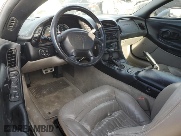 2004 Chevrolet Corvette with VIN 1G1YY22G545120797, listed as a Copart auction lot 46134715 with 97,786 mi miles and Salvage Title. Bid and sale history available at carsss.com. Image 8.