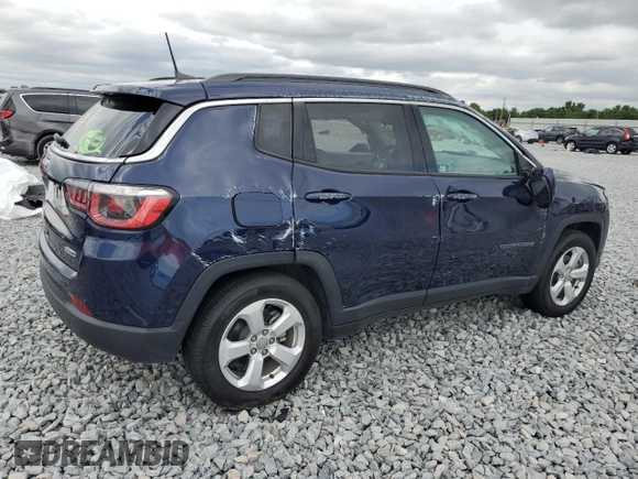 2020 Jeep Compass Latitude with VIN 3C4NJCBB2LT159063, listed as a Copart auction lot 52354065 with 65,547 mi miles and Non Repairable. Bid and sale history available at carsss.com. Image 3.