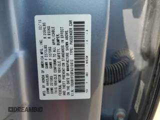 2015 Acura TLX with VIN 19UUB1F36FA015612, listed as a Copart auction lot 60851825 with 122,687 mi miles and Salvage title. Bid and sale history available at DreamBid. Image 12.