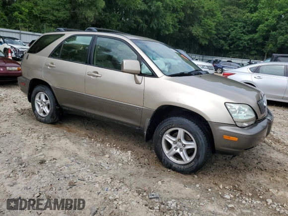 2002 Lexus RX 300 with VIN JTJGF10U320125323, listed as a Copart auction lot 59705155 with 139,158 mi miles and Salvage title. Bid and sale history available at DreamBid. Image 4.