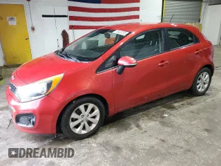 2014 Kia Rio SX with VIN KNADN5A38E6406165, listed as a Copart auction lot 53426755 with 94,374 mi miles and Clean Title. Bid and sale history available at carsss.com. Image 1.