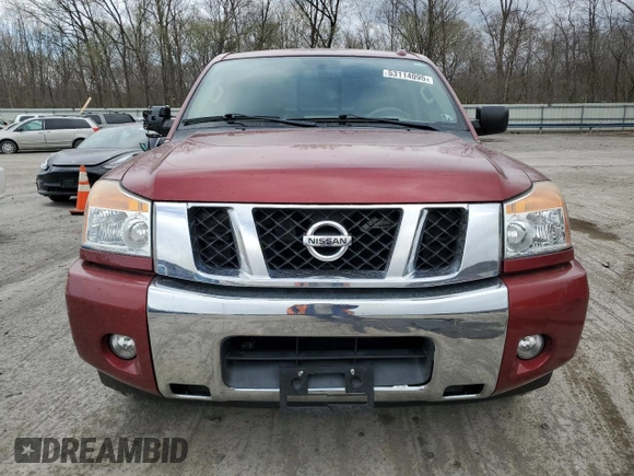 2014 Nissan Titan SV with VIN 1N6AA0CAXEN514113, listed as a Copart auction lot 53114095 with 32,135 mi miles and Salvage title. Bid and sale history available at DreamBid. Image 5.