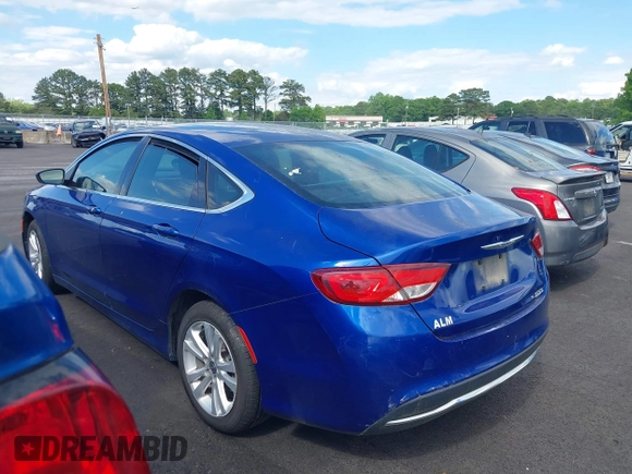 2015 Chrysler 200 Limited with VIN 1C3CCCAB9FN710455, listed as a IAAI auction lot 42195872 with 174,926 mi miles and . Bid and sale history available at DreamBid. Image 3.