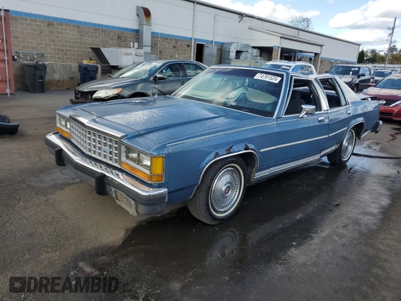 1987 Ford Ltd Crown Victoria with VIN 2FABP73F5HX115600, listed as a Copart auction lot 74781524 with 21,565 mi miles and Salvage Title. Bid and sale history available at carsss.com. Image 1.