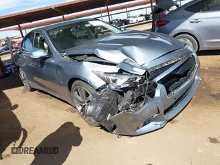 2014 Infiniti Q50 Premium with VIN JN1BV7AP5EM678292, listed as a IAAI auction lot 41656417 with 79,694 mi miles. Bid and sale history available at carsss.com. Image 1.