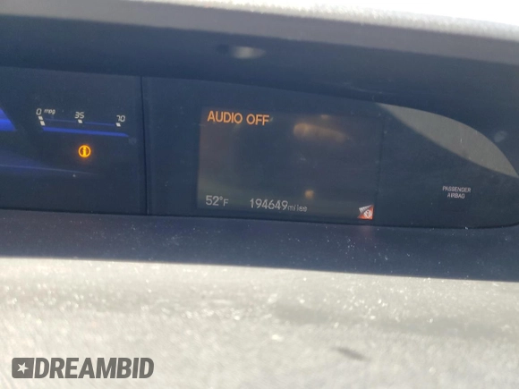2013 Honda Civic LX with VIN 19XFB2F56DE052569, listed as a Copart auction lot 48957345 with 194,649 mi miles and Salvage Title. Bid and sale history available at DreamBid. Image 9.
