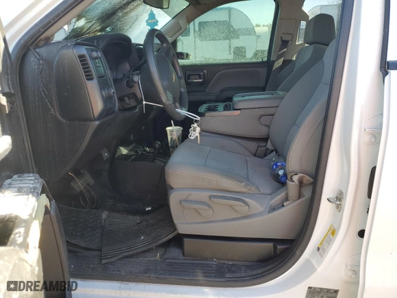 2016 Chevrolet Silverado 1500 Custom with VIN 1GCVKPEH5GZ182985, listed as a Copart auction lot 76981814 with 0 mi miles and Salvage Title. Bid and sale history available at carsss.com. Image 7.