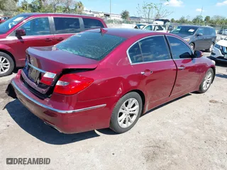 2012 Hyundai Genesis 3.8L with VIN KMHGC4DD4CU176486, listed as a IAAI auction lot 41674122 with 148,085 mi miles. Bid and sale history available at carsss.com. Image 4.