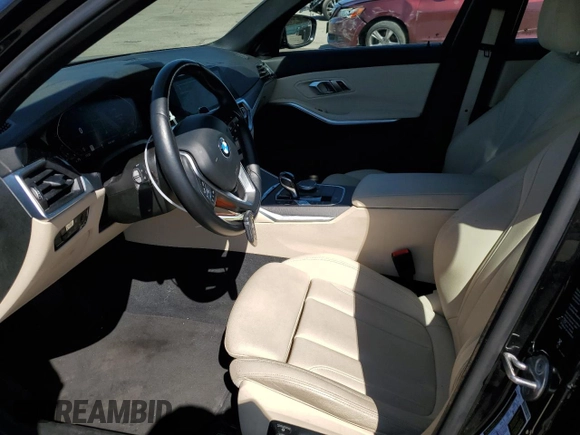 2021 BMW 3 Series 330i xDrive with VIN 3MW5R7J04M8C11505, listed as a Copart auction lot 48050853 with 31,608 mi miles and . Bid and sale history available at DreamBid. Image 7.