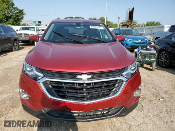 2018 Chevrolet Equinox LT with VIN 2GNAXJEV8J6342094, listed as a Copart auction lot 60083725 with Not provided miles and Salvage title. Bid and sale history available at DreamBid. Image 5.
