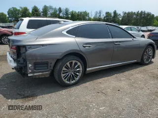 2019 Lexus LS 500 with VIN JTHC51FF0K5006854, listed as a Copart auction lot 59054025 with 59,267 mi miles and Salvage title. Bid and sale history available at DreamBid. Image 3.