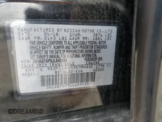 2018 Nissan Sentra SV with VIN 3N1AB7AP9JL645434, listed as a Copart auction lot 53978565 with 171,025 mi miles and Salvage Title. Bid and sale history available at carsss.com. Image 12.