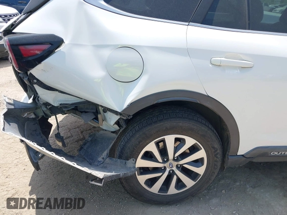 2020 Subaru Outback Premium with VIN 4S4BTACC7L3195766, listed as a IAAI auction lot 42299015 with 82,260 mi miles and . Bid and sale history available at DreamBid. Image 6.
