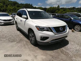 2017 Nissan Pathfinder SV with VIN 5N1DR2MN8HC665291, listed as a IAAI auction lot 42560354 with 190,336 mi miles and . Bid and sale history available at DreamBid. Image 1.