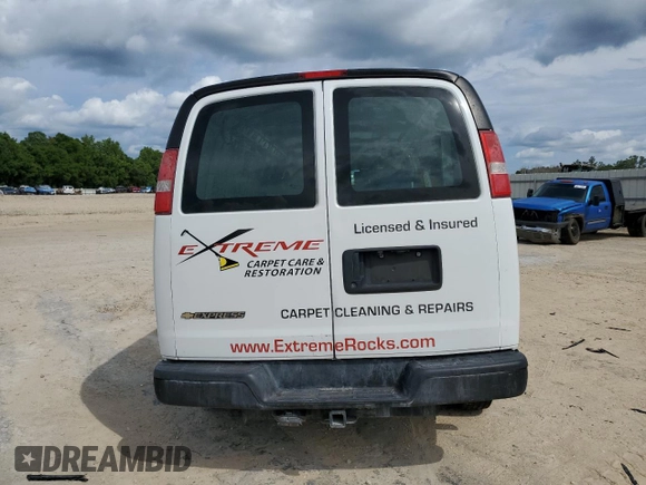 2017 Chevrolet Express Cargo с VIN 1GCZGHFG6H1114323, выставлен на аукционе Copart как лот 53777275 с пробегом Не указан миль и Списание • Salvage title. История ставок и продаж доступна на DreamBid. Изображение 6.