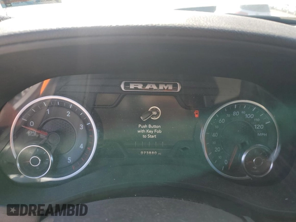 2022 Ram 3500 SLT with VIN 3C63R3HL8NG175707, listed as a Copart auction lot 47551275 with 73,880 mi miles and Salvage Title. Bid and sale history available at carsss.com. Image 9.