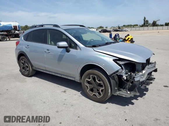 2015 Subaru Crosstrek Premium with VIN JF2GPACC5FG257288, listed as a Copart auction lot 53554325 with 92,880 mi miles and Salvage title. Bid and sale history available at DreamBid. Image 4.